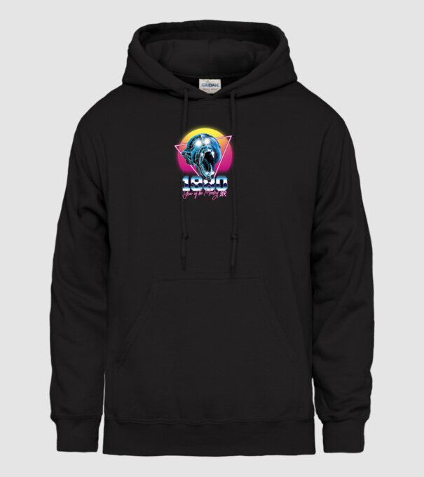 1980 Year of the Monkey model negru pe tricou