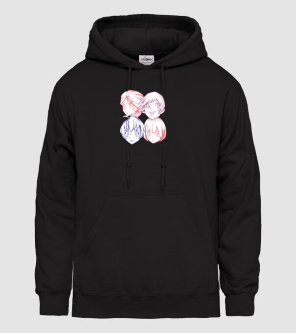 Expresii Anime model negru pe tricou