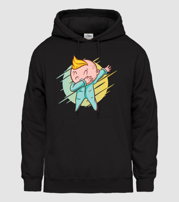Bebe DAB model negru pe tricou