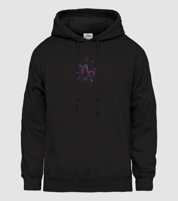 Capricorn Zodiac model negru pe tricou