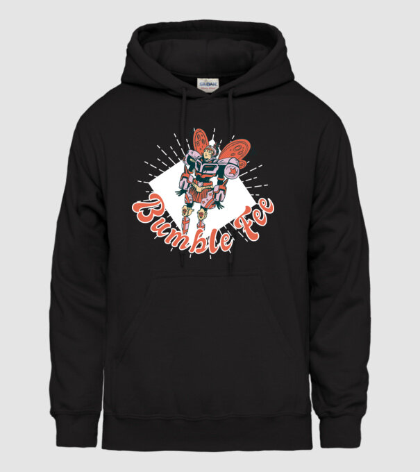 Bumble Fee - Zâna Robot model negru pe tricou