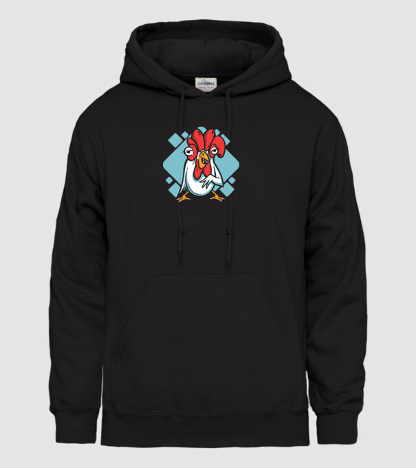 Pui model negru pe tricou