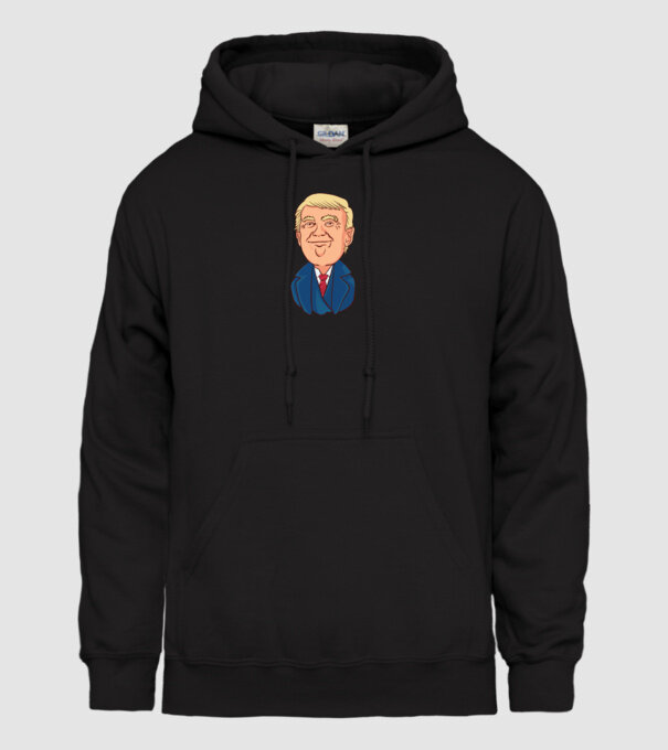 Donald Trump model negru pe tricou