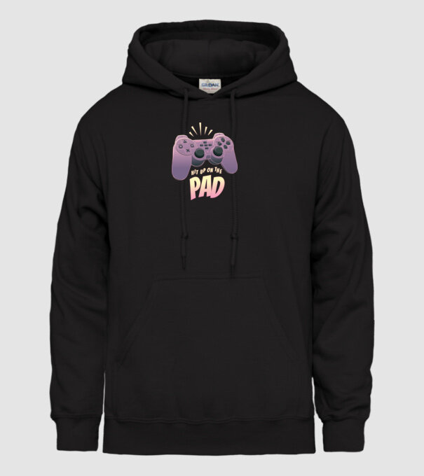 Gamer Controler model negru pe tricou
