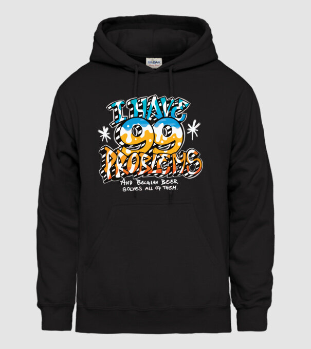 I have 99 Problems - berea belgiană le rezolvă pe toate model negru pe tricou