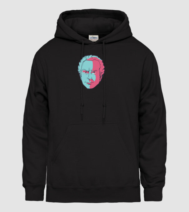 Immanuel Kant model negru pe tricou
