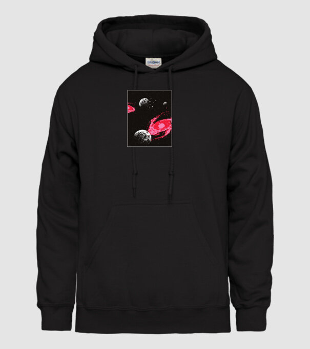 Cosmos Spațiu model negru pe tricou