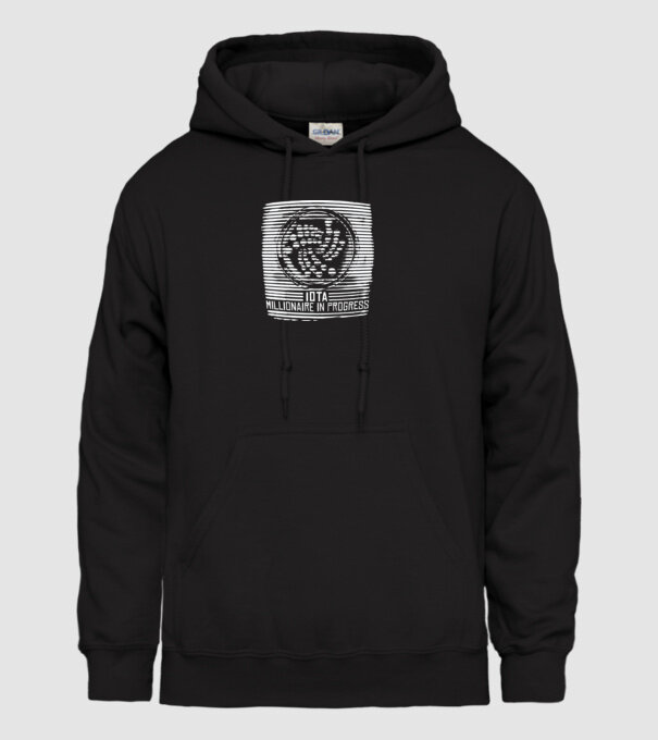 Criptomonedă Miliardar în curs de încărcare model negru pe tricou