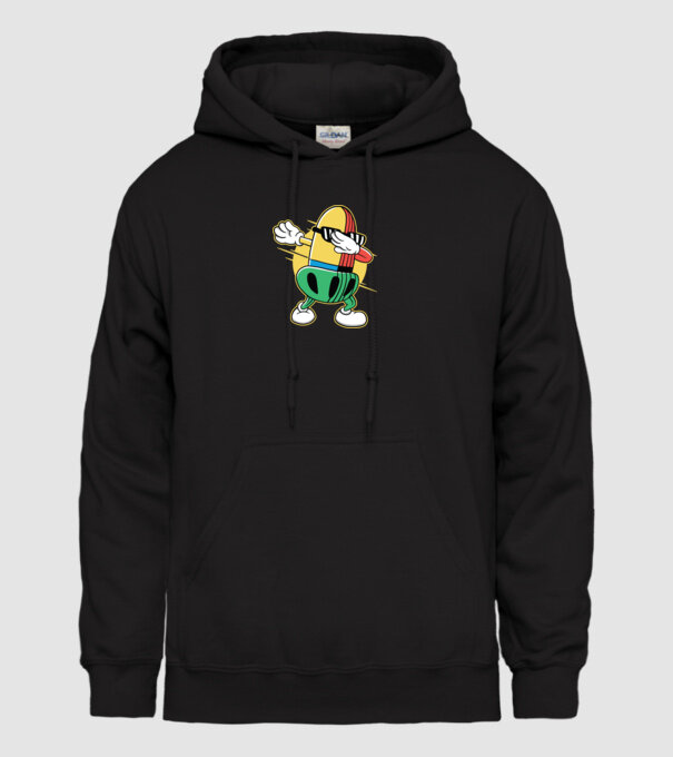 Ghindă DAB cărți de joc maghiare model negru pe tricou