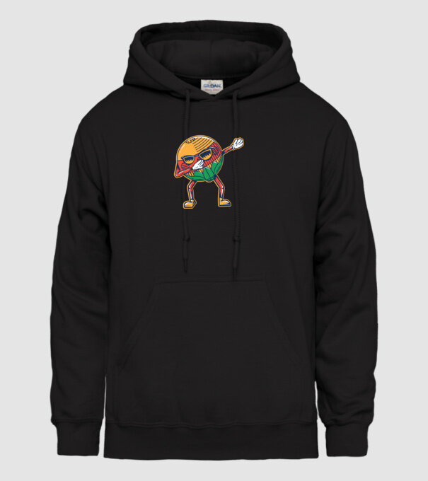 Dubă DAB cărți de joc maghiare model negru pe tricou