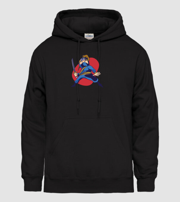Copil Ninja model negru pe tricou