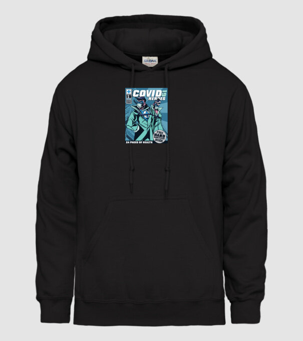 Medici Supereroi Benzi desenate model negru pe tricou