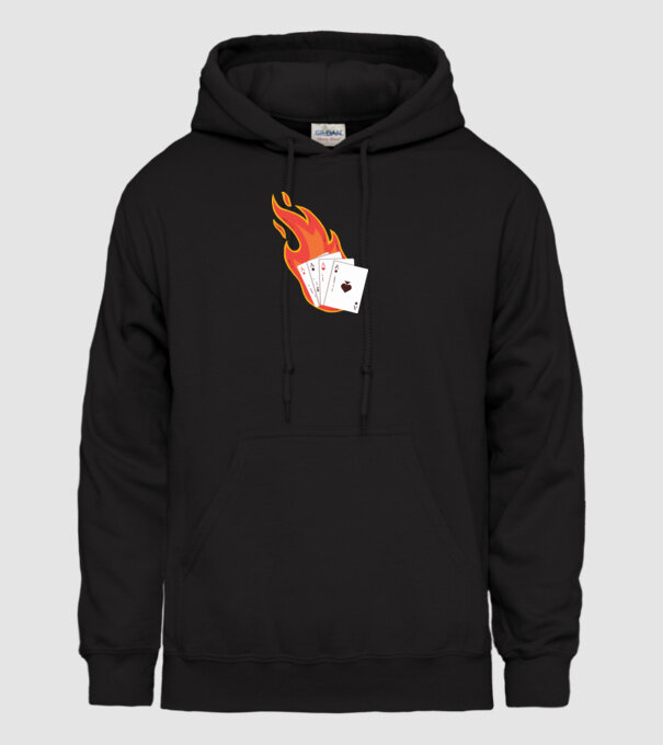 Poker model negru pe tricou