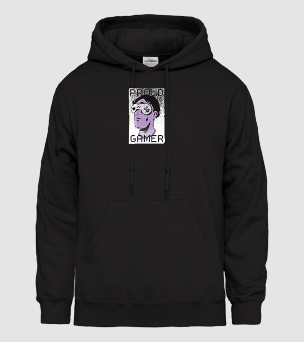Ochelarii VR Proud Gamer model negru pe tricou