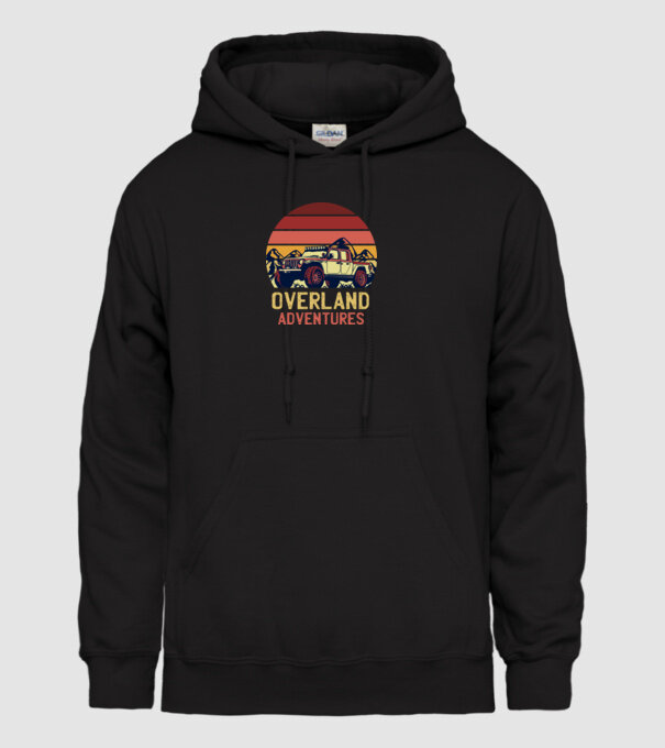 Jeep Retro model negru pe tricou