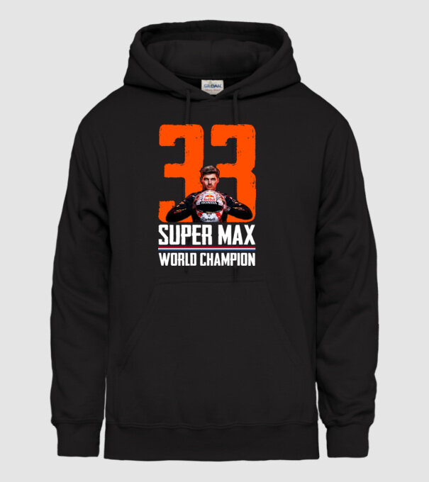 Super Max Formula 1 World Champion model negru pe tricou