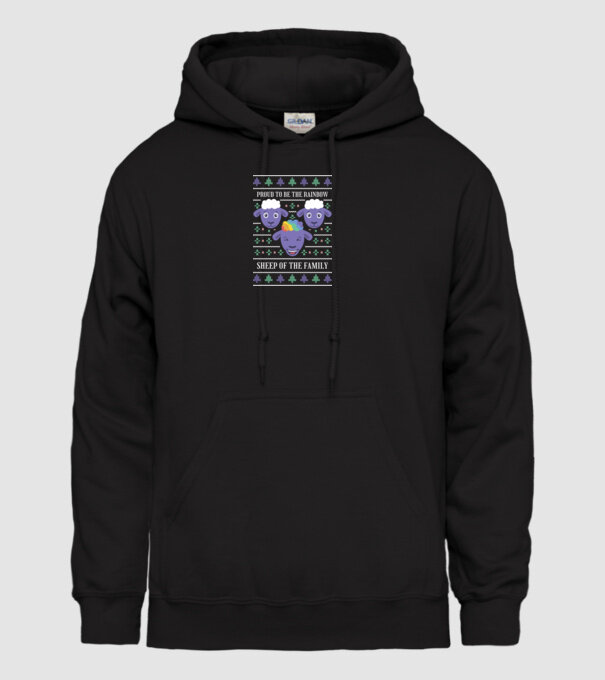 Miel cu curcubeu model negru pe tricou