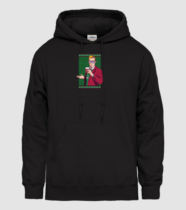 Profesor cu vin model negru pe tricou