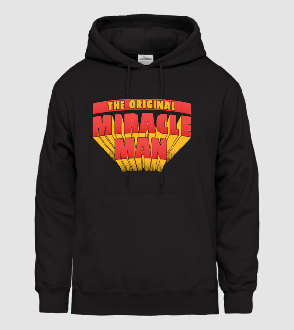 The Original Miracle Man model negru pe tricou