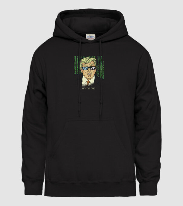 Trump Mátrix model negru pe tricou
