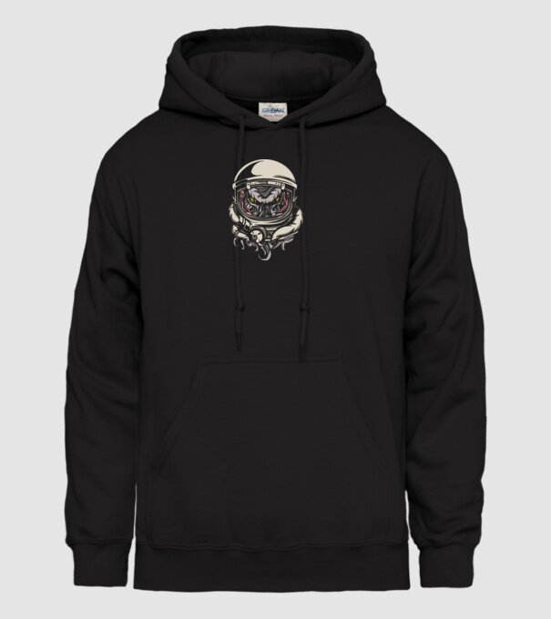 Cthulhu Astronaut model negru pe tricou
