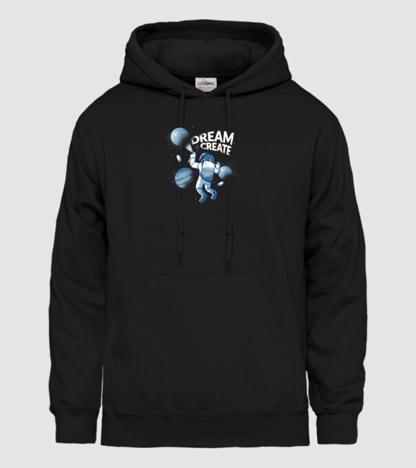 Graffiti Astronaut model negru pe tricou