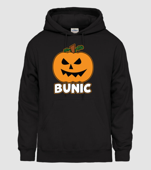 bunic model negru pe tricou