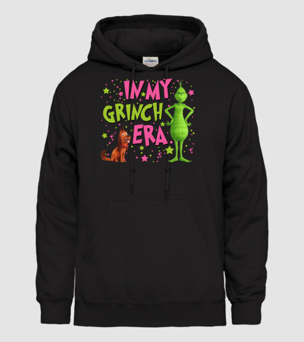 In my Grinch era model negru pe tricou