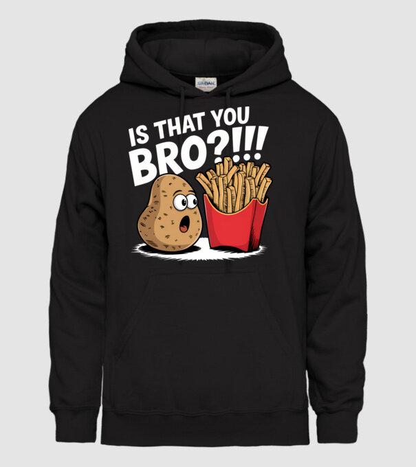 Is that you BRO?!! Negru model negru pe tricou