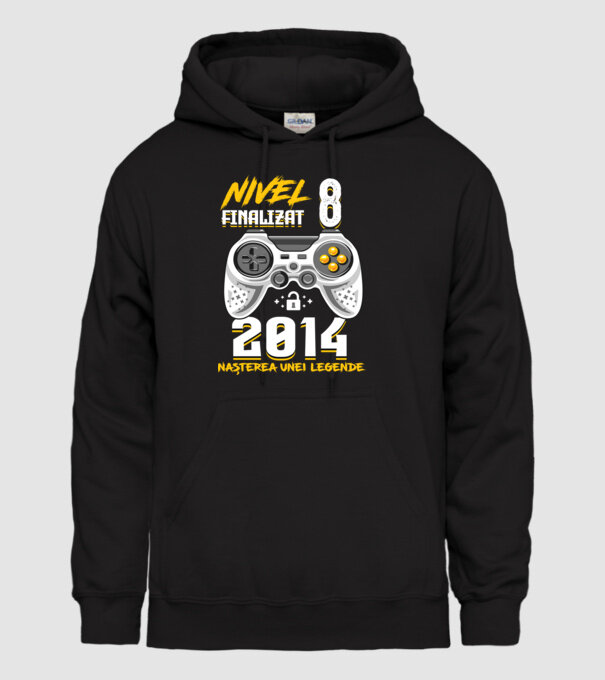 Nivel 8 finalizat. 2014 nașterea unei legende model negru pe tricou
