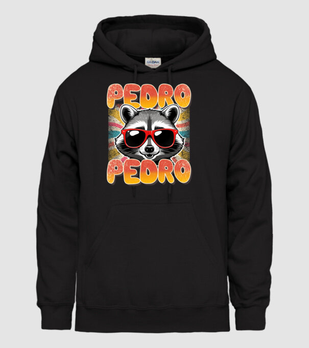 Pedro Pedro groovy retro model negru pe tricou