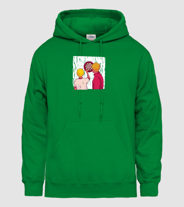 Darts Tată Fiu model verde pe tricou
