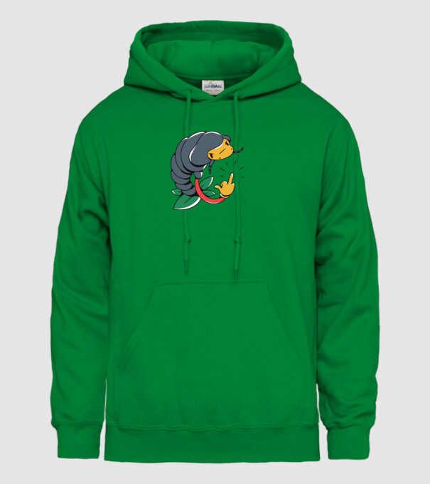 Izopodă model verde pe tricou