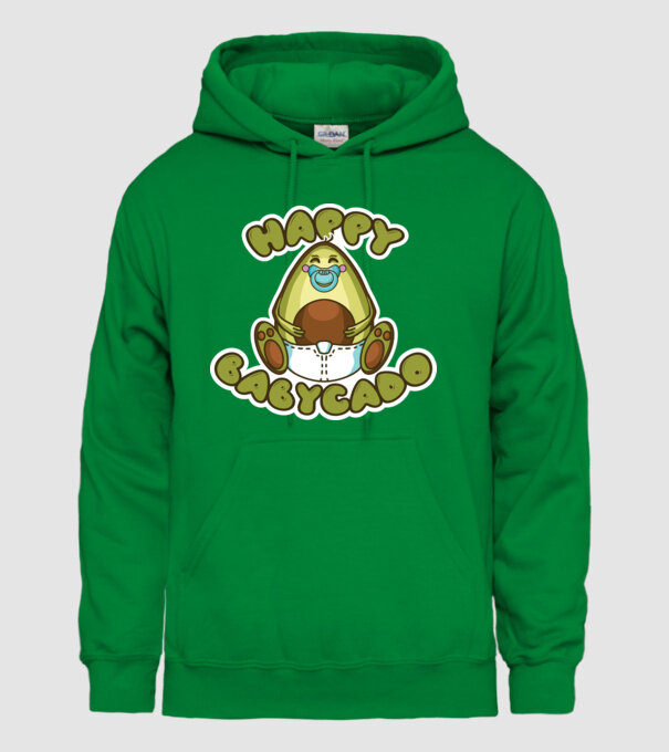 Avocado bebe model verde pe tricou
