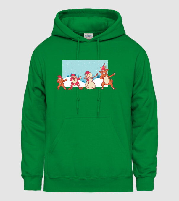 Crăciun DAB model verde pe tricou