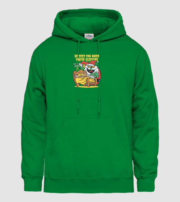 Elf de Crăciun model verde pe tricou