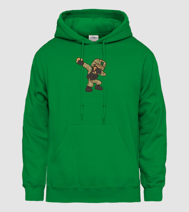 Soldat DAB model verde pe tricou