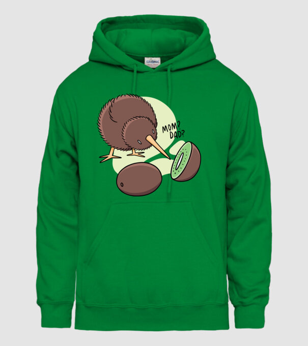 Familie Kiwi model verde pe tricou