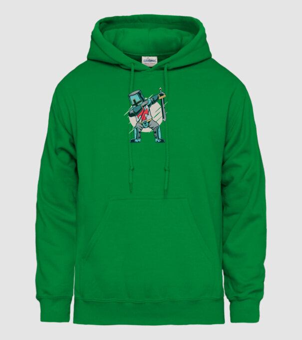 Cavaler DAB model verde pe tricou