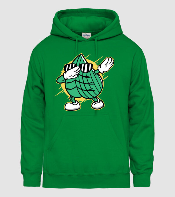 Frunză DAB cărți de joc maghiare model verde pe tricou