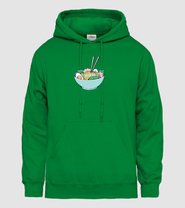 Paste Ramen model verde pe tricou
