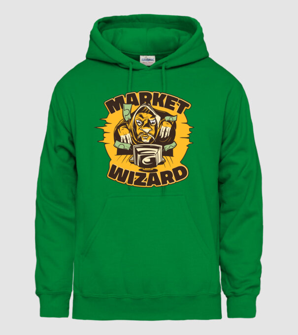Guru al pieței bursiere model verde pe tricou