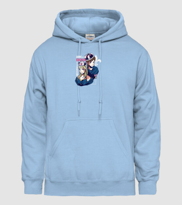 Anime este Regatul meu model albastru deschis pe tricou