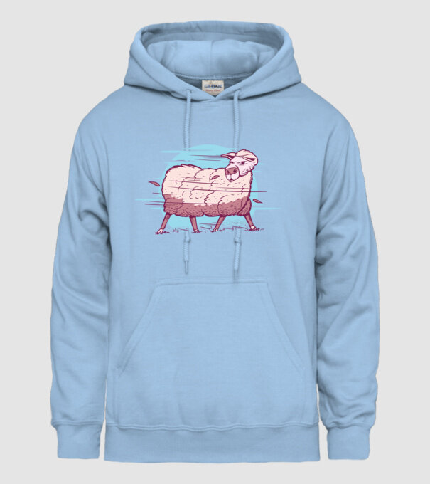 Miel în furtună model albastru deschis pe tricou
