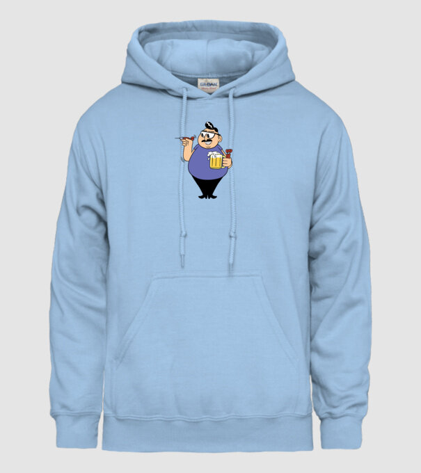 Jucător de darts model albastru deschis pe tricou
