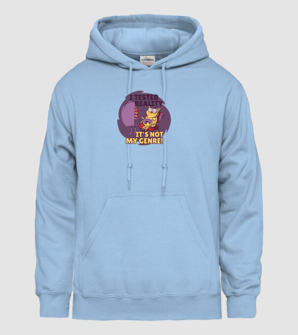 Bufnița Gamer model albastru deschis pe tricou