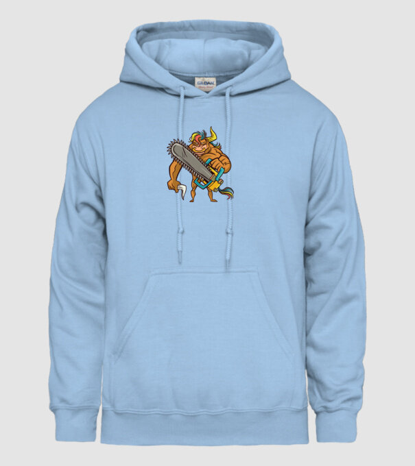 Unicorn Taur model albastru deschis pe tricou
