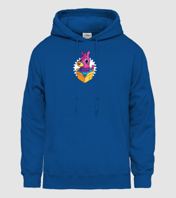 Fortnite Llama model albastru regal pe tricou
