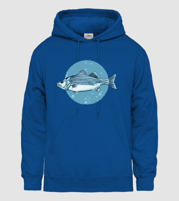 Biban de mare model albastru regal pe tricou
