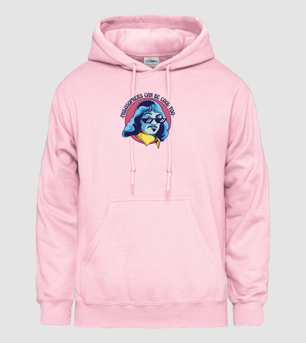 Chiar și Filozofii pot fi cool model roz deschis pe tricou